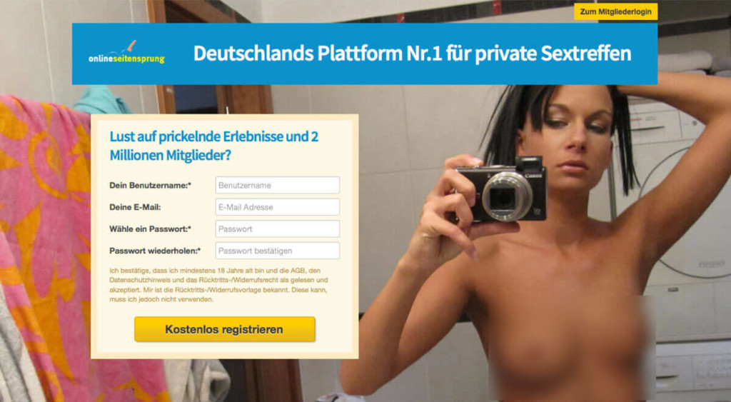 Onlineseitensprung.de-Main