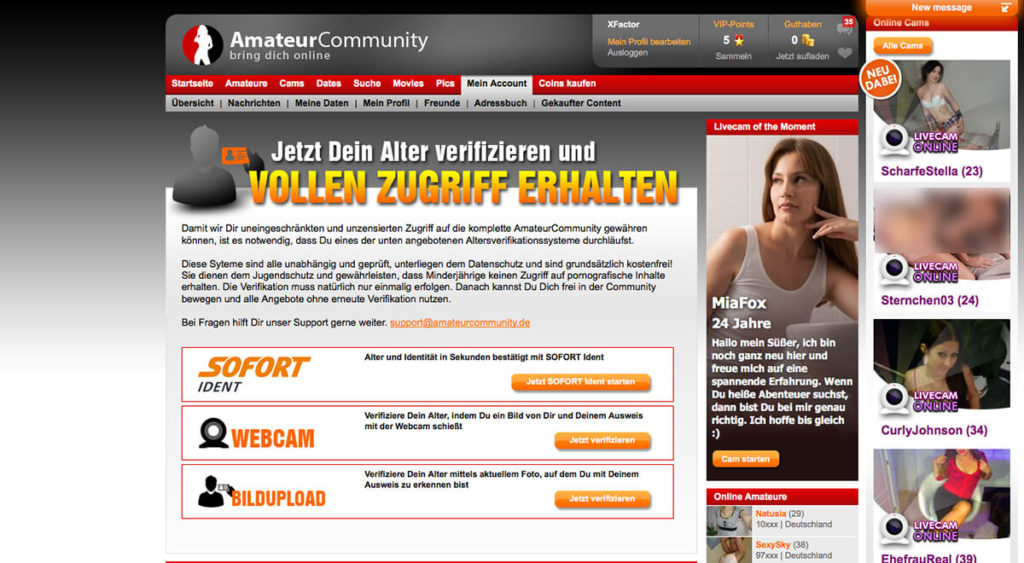 AmateurCommunity-Alter-verifizieren