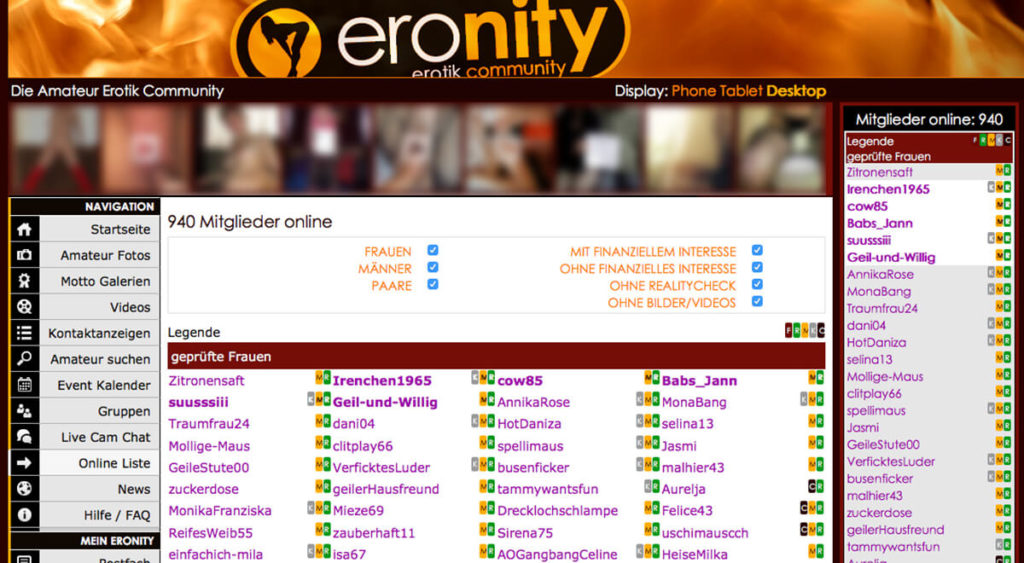 Eronity-Online-Liste