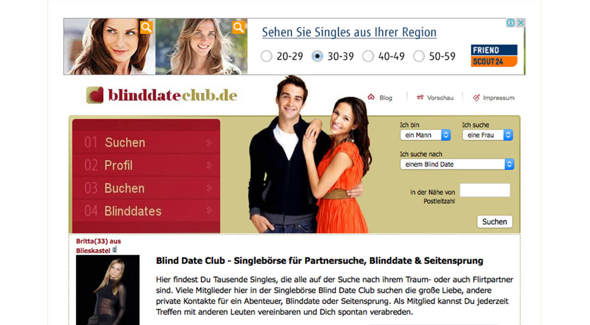 Blind date spørsmål å stille quiz