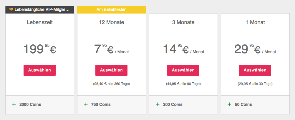 Kosten internet dating